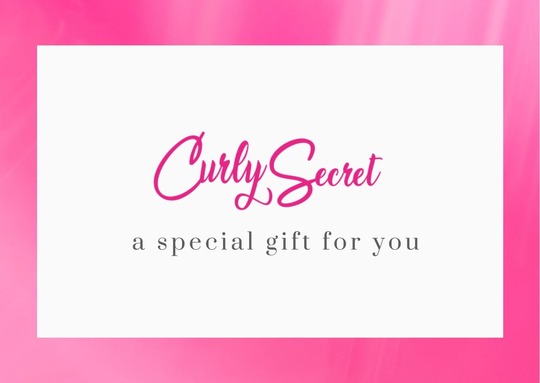 Curly Secret Gift Card - Curly Secret